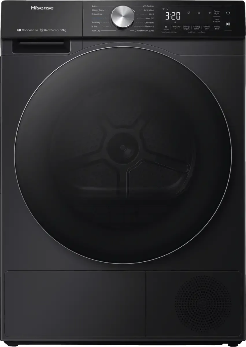 Hisense DH5S102BB warmtepompdroger zwart, foto 2