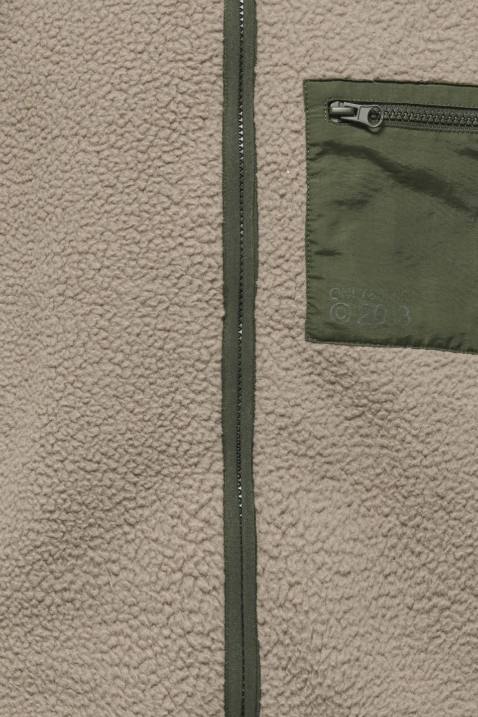 Only & Sons teddy tussenjas taupe, foto 4