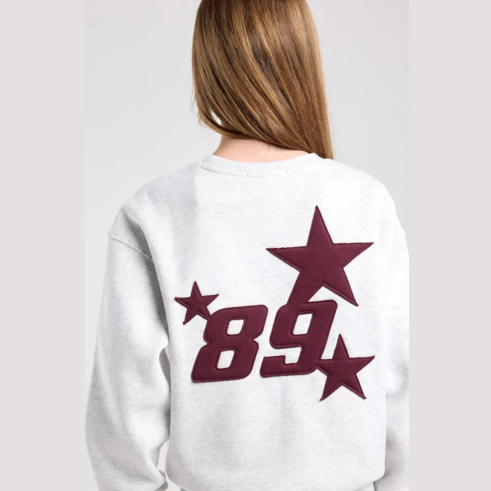 America Today sweater met backprint - grijs, foto 7