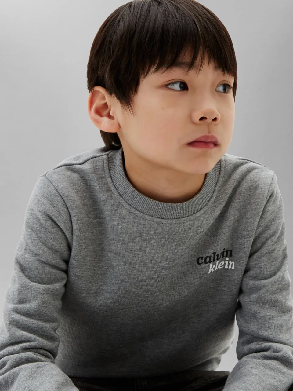 Calvin Klein sweater met backprint - grijs, foto 3