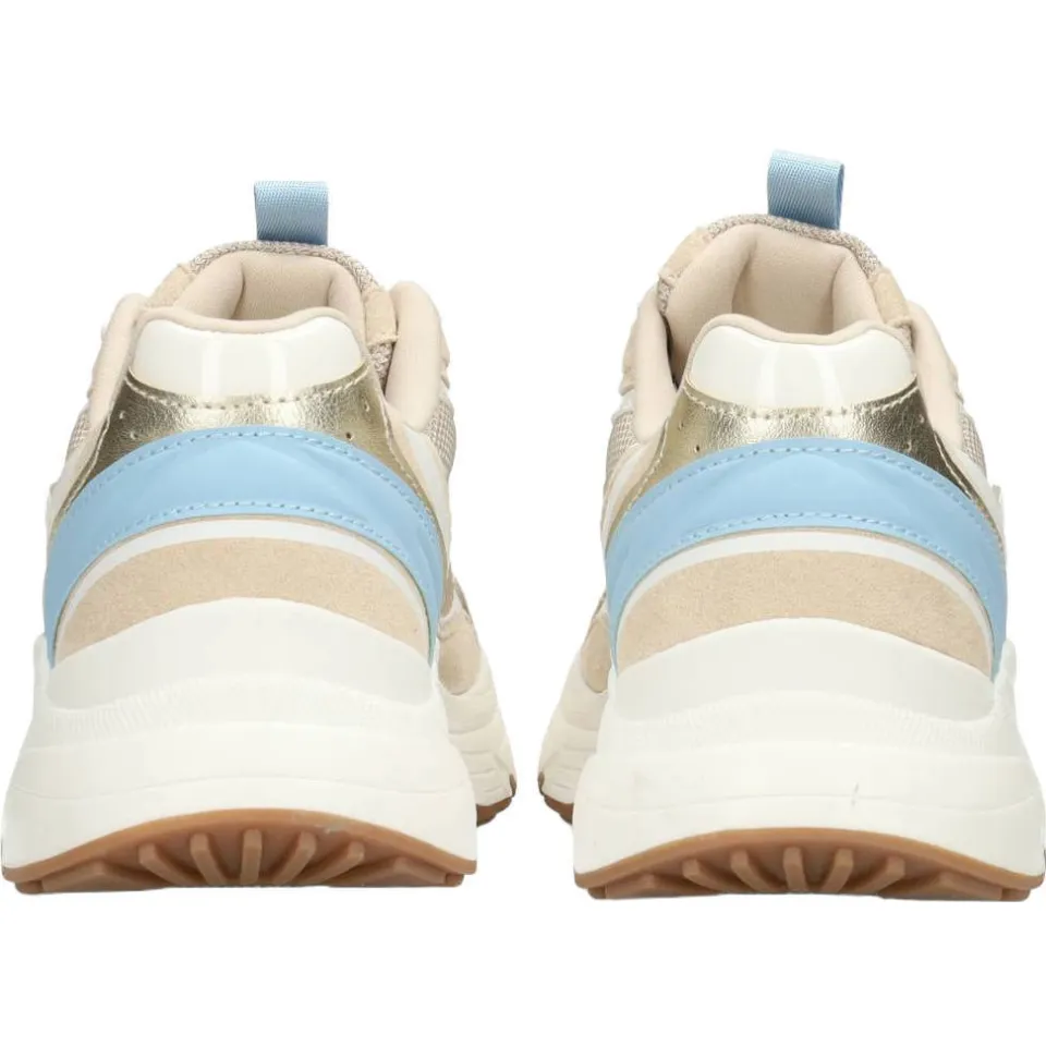 POSH by Poelman sneakers beige/blauw, foto 3