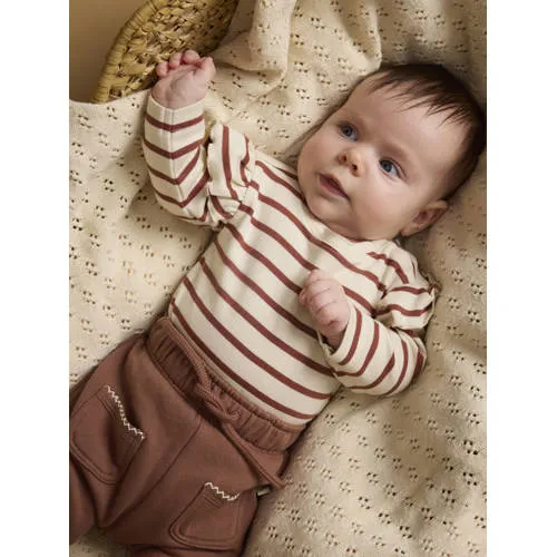 Lil' Atelier Nbflimia Mia romper offwhite bruin, foto 4