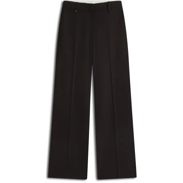 Tommy Hilfiger straight leg pantalon - donkerbruin, foto 2