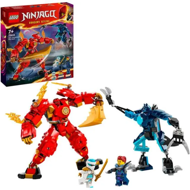 Lego Ninjago - Kai's elementaire vuurmecha Constructiespeelgoed