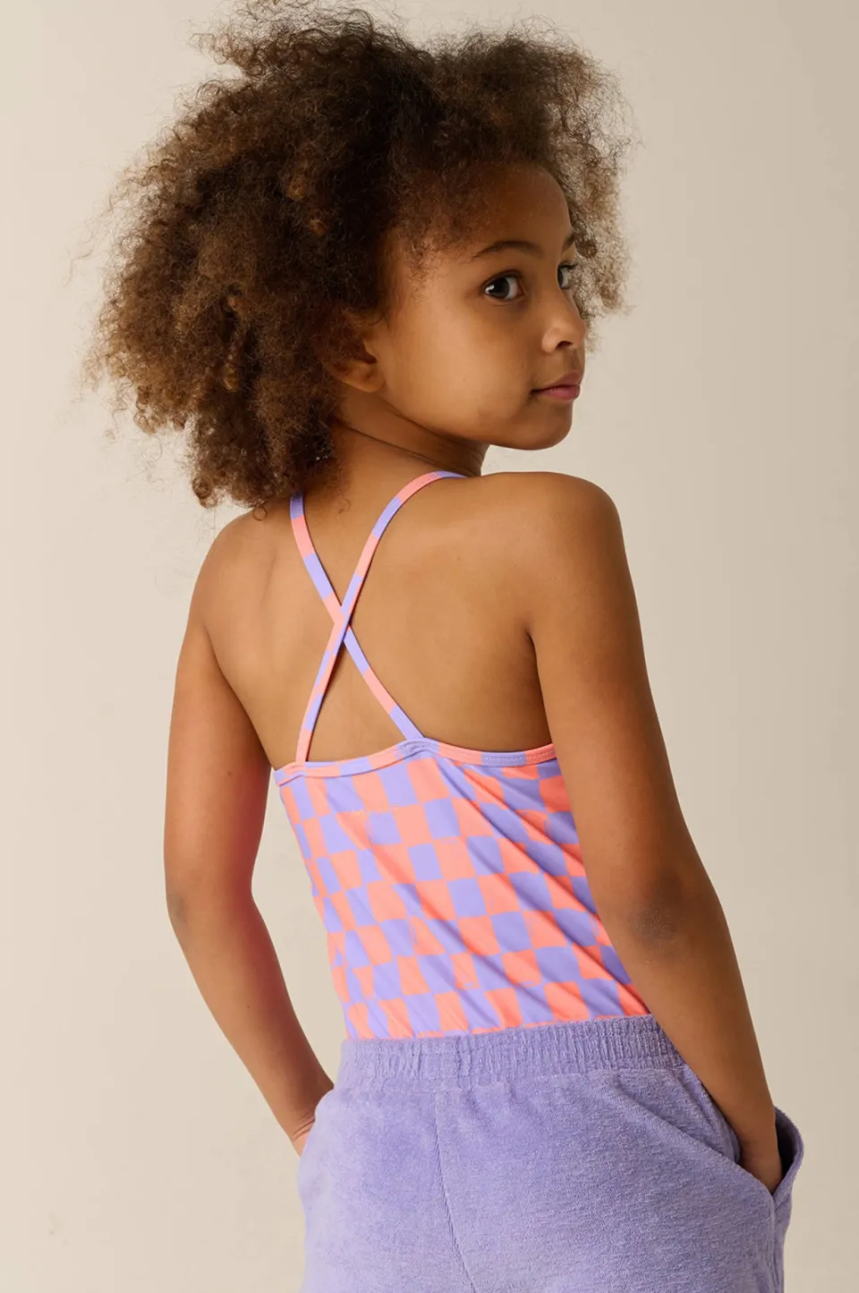 Tumble 'n Dry badpak ruit lila, foto 3