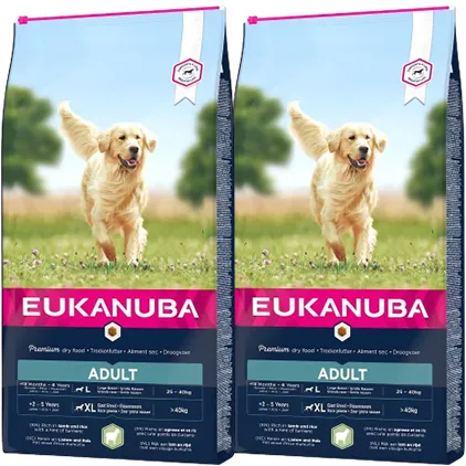 Eukanuba Life Care Dog Adult Large lam en rijst hondenvoer, foto 2