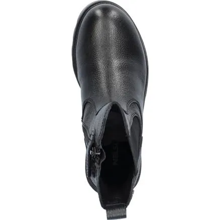 Nelson Kids chunky leren chelsea boots zwart, foto 3