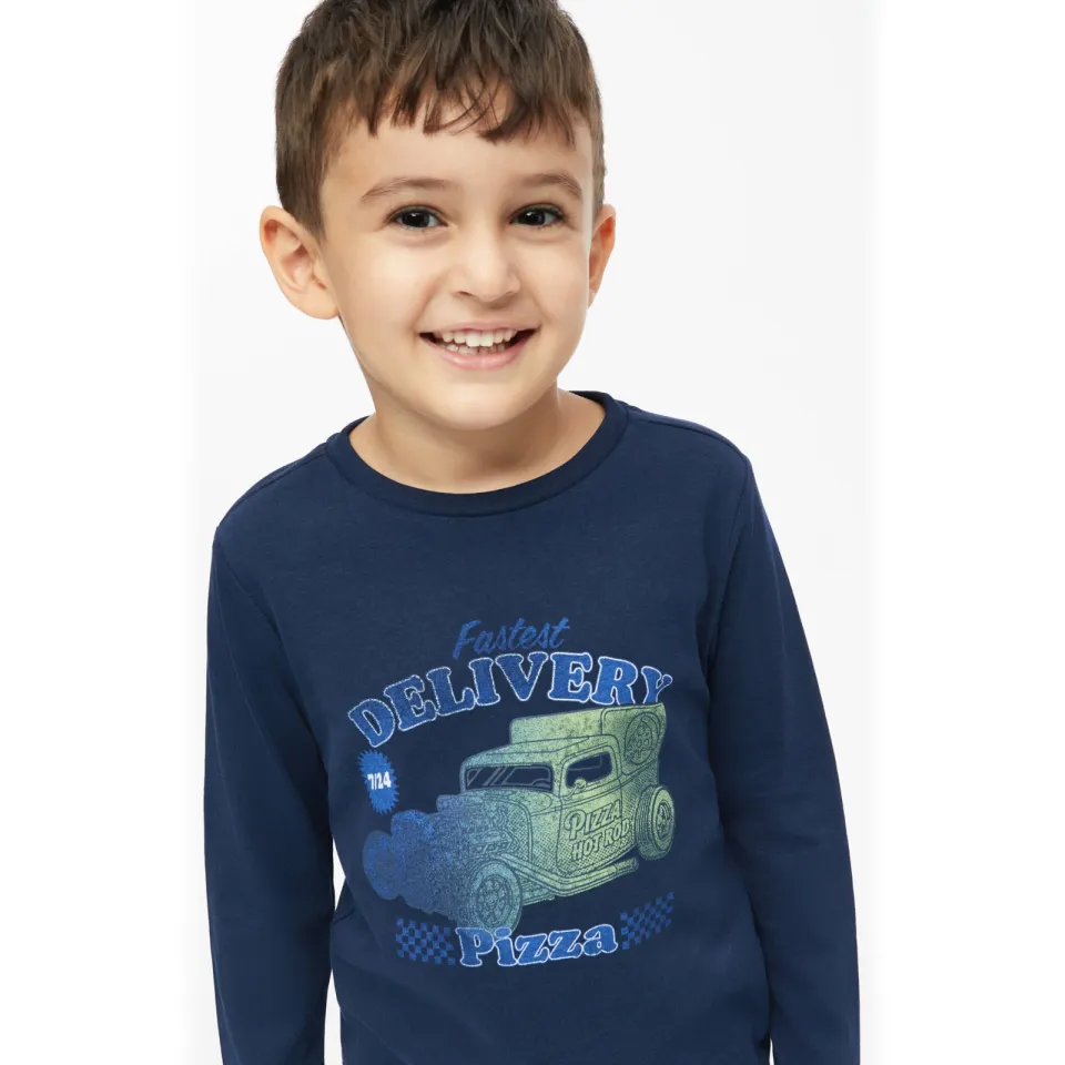 S.Oliver longsleeve donkerblauw, foto 4