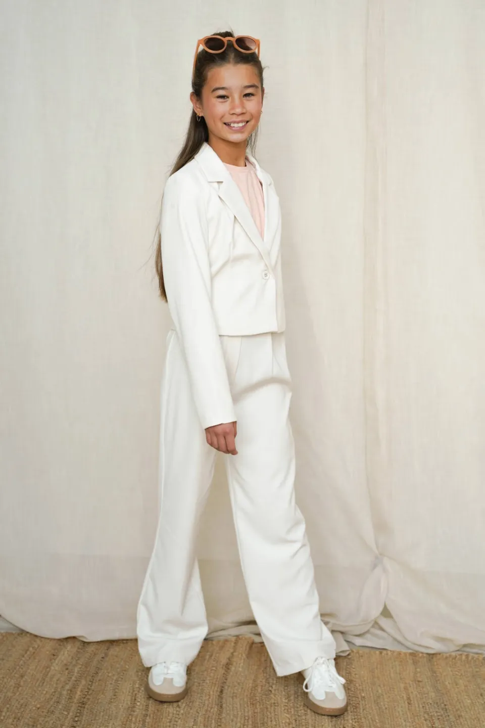 Like Flo blazer en pantalon set offwhite, foto 6