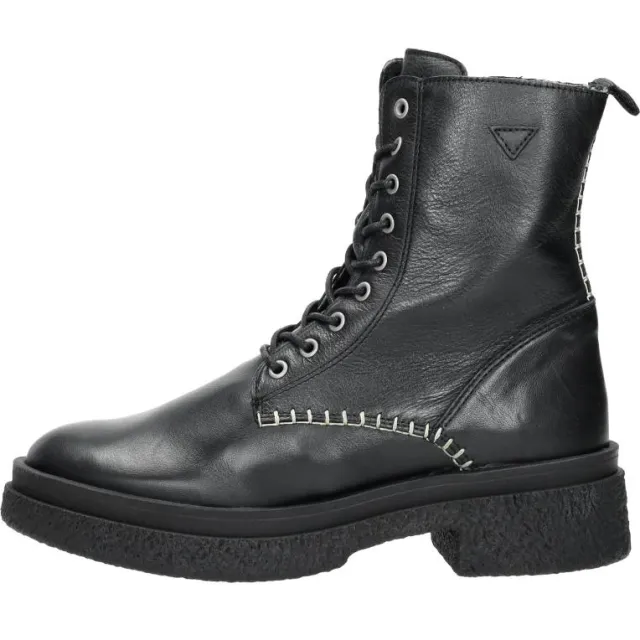 Palpa veterschoenen hoog zwart, foto 2
