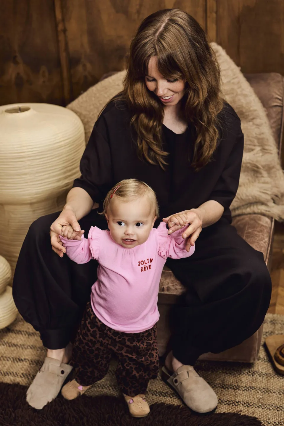 Z8 newborn Josje longsleeve met ruches lichtroze, foto 7