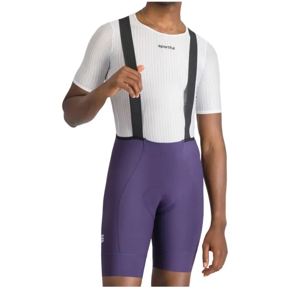 Sportful SRK Bibshort fietsbroek purper