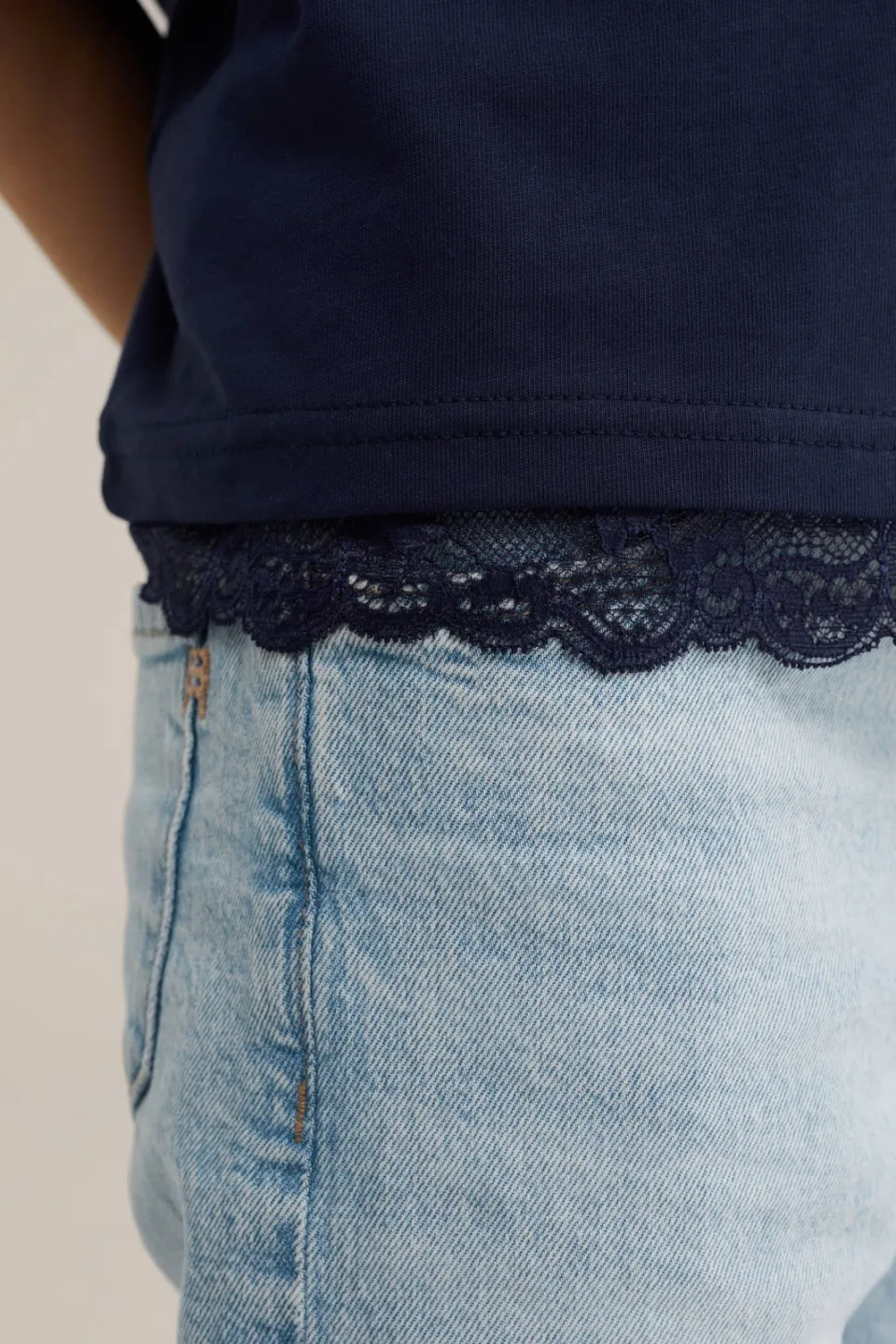 WE Fashion T-shirt donkerblauw, foto 5