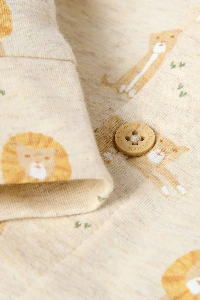 Little Dutch pyjama met print beige, foto 6