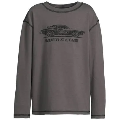 Coolcat Franky relaxed longsleeve donkergrijs
