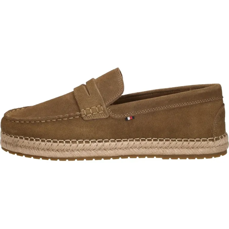 Tommy Hilfiger suède espadrilles cognac, foto 2