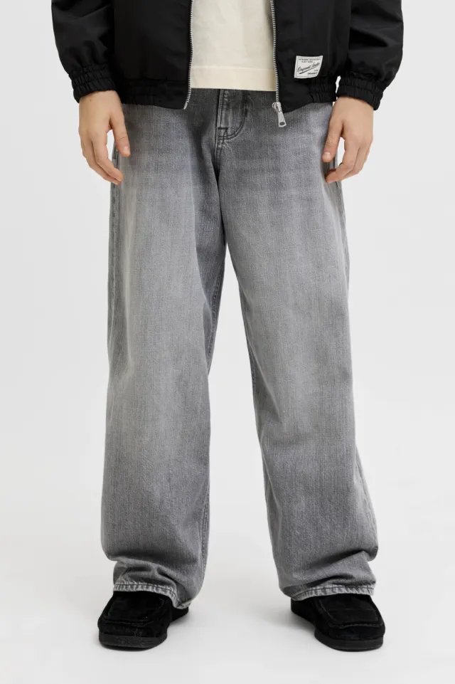 Jack & Jones JUNIOR wide leg jeans - black denim, foto 4