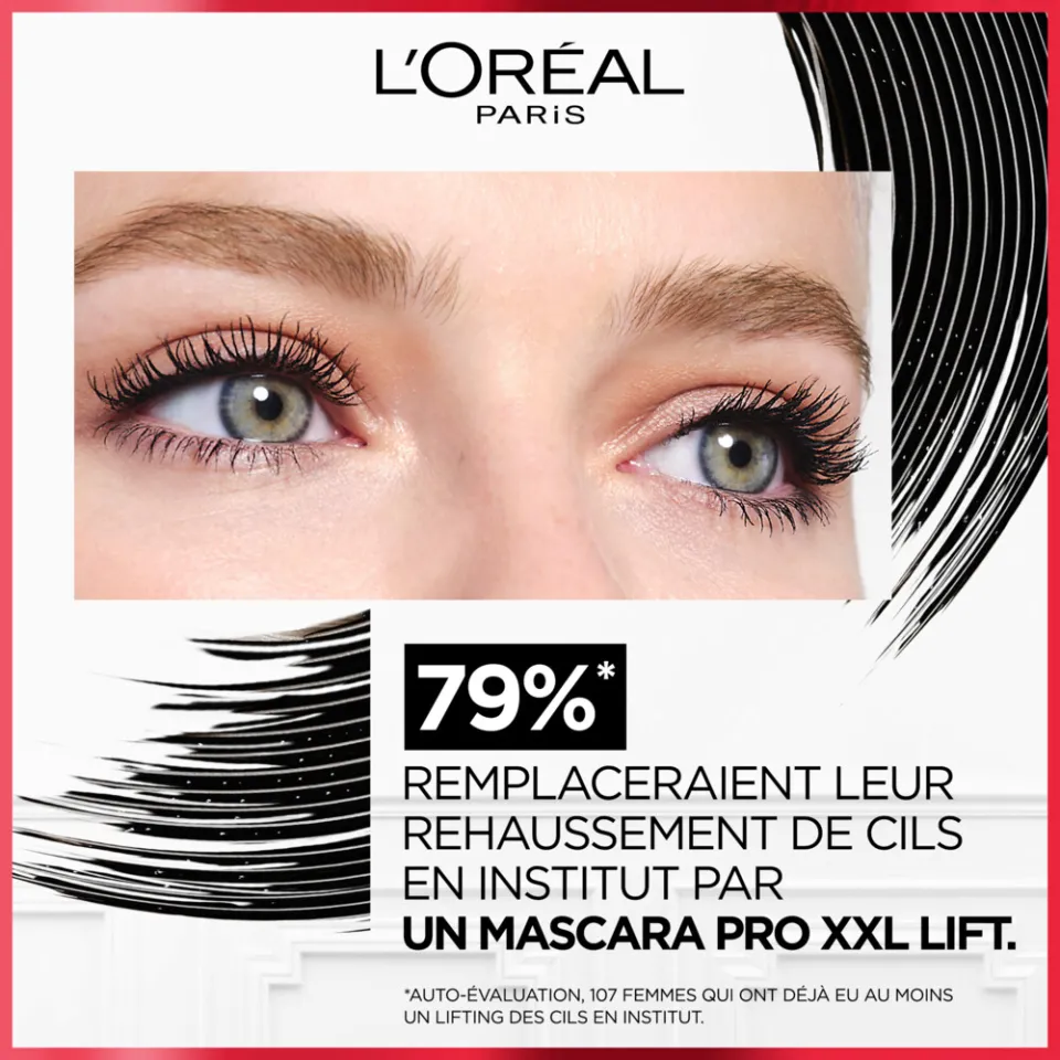 L'oréal Paris Pro XXL Lift mascara zwart, foto 5