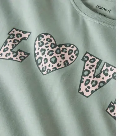 NAME IT longsleeve met print groen, foto 3