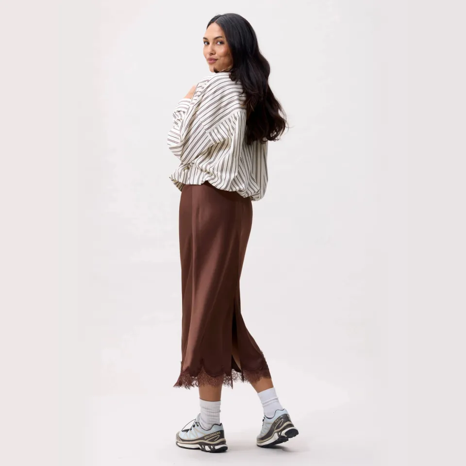 Catwalk Junkie gestreepte blouse crème, foto 3