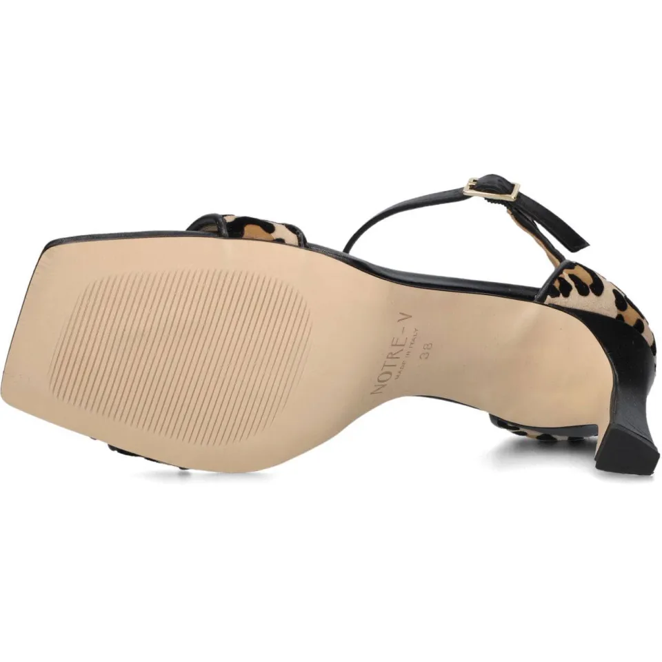 Notre-V Sandalen 86605 Zwart, foto 2