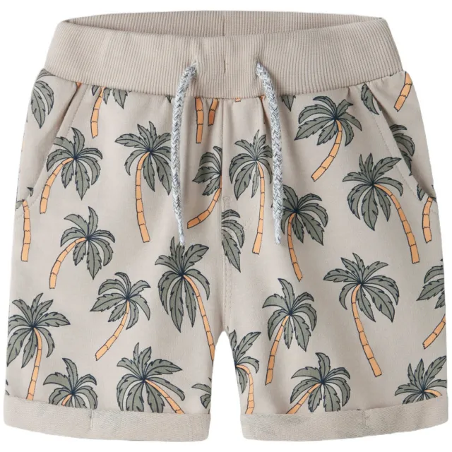 NAME IT MINI sweatshort met print beige, foto 2