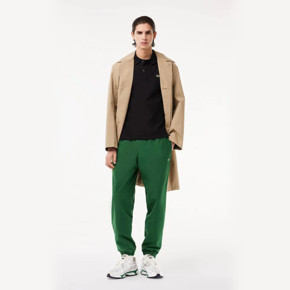 Lacoste slim polo zwart, foto 3