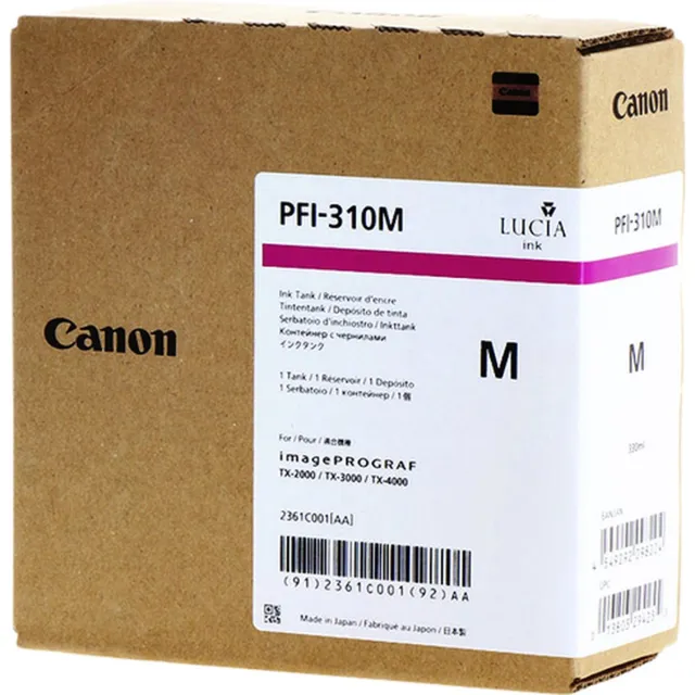 Canon PFI-310 Magenta inktfles 330 ml