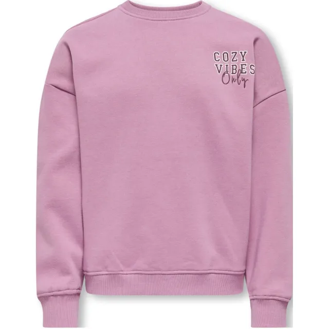 Only KIDS ONLY GIRL sweater met backprint roze