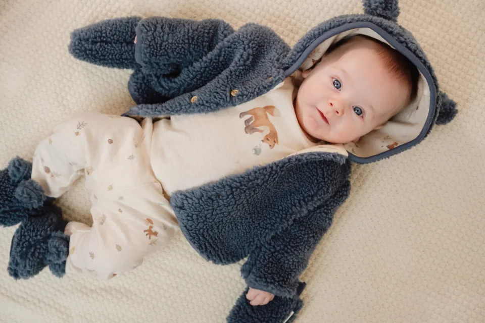 Little Dutch teddy wanten blauw, foto 6