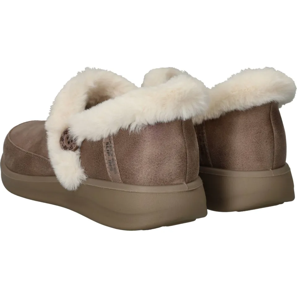 Skechers Slip-Ins Cozy Escape Pantoffels Dames Beige, foto 5