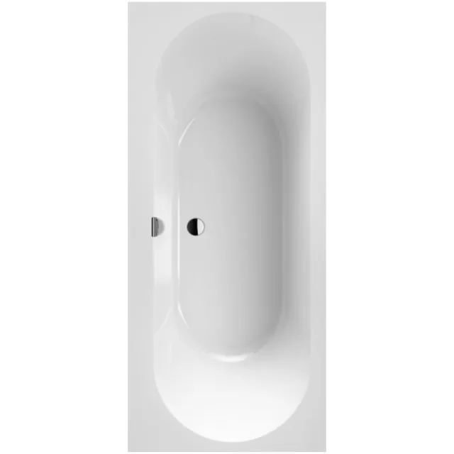 Villeroy & Boch Oberon Duobad Quaryl ligbad wit