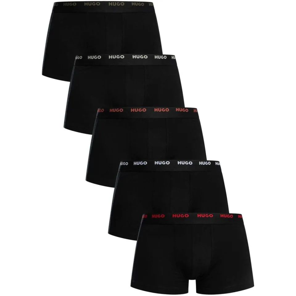 Hugo Trunk boxershorts 5-pack zwart, foto 2