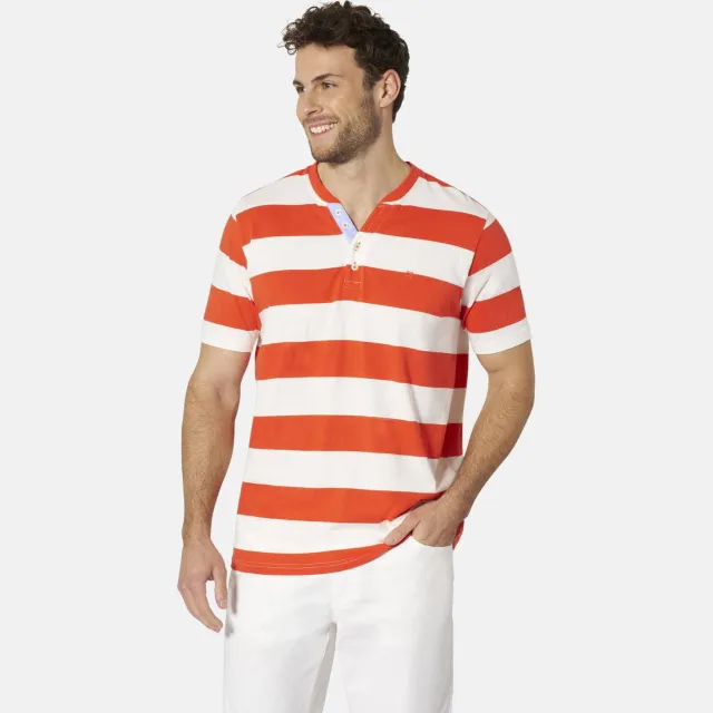Babista Maldor gestreept T-shirt rood