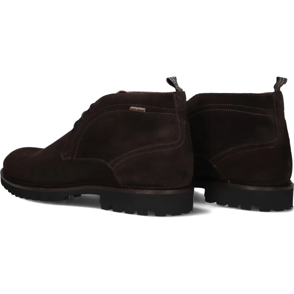 Floris Van Bommel De Floter 01.00 suède enkelboots donkerbruin donker bruin, foto 5