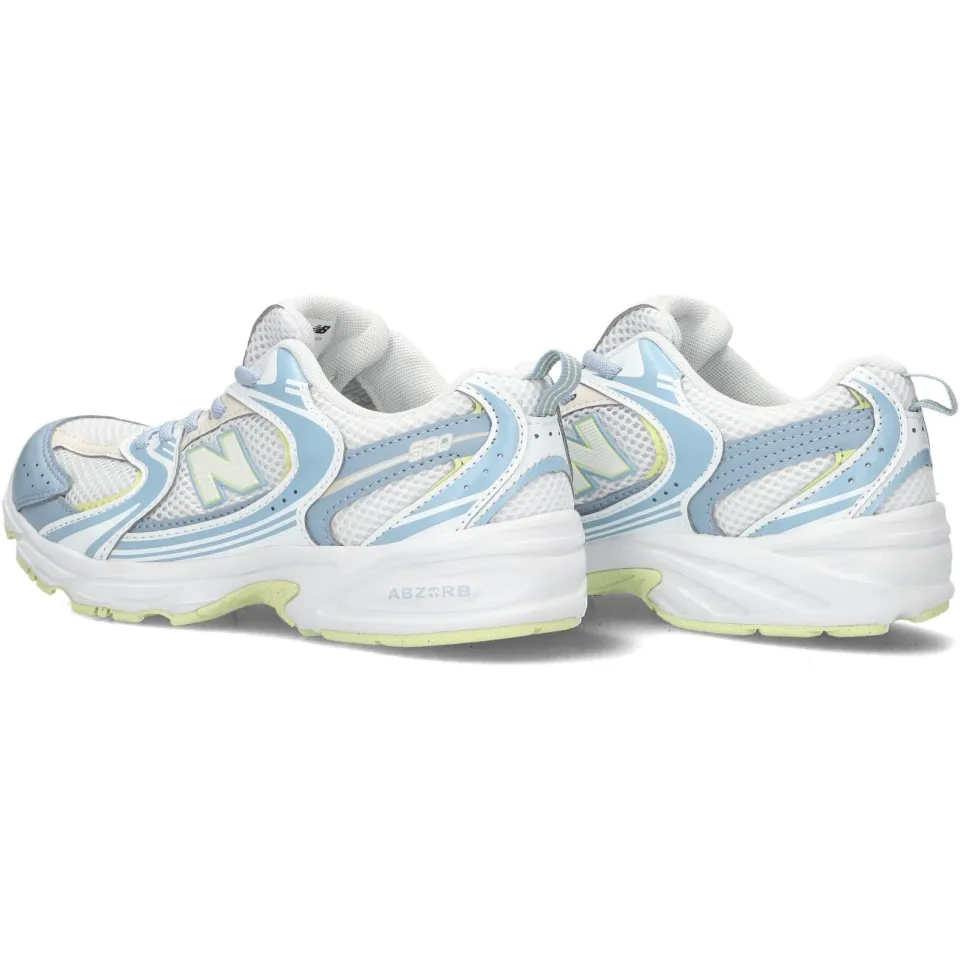 New Balance 530 lage sneakers lichtblauw grijs, foto 3