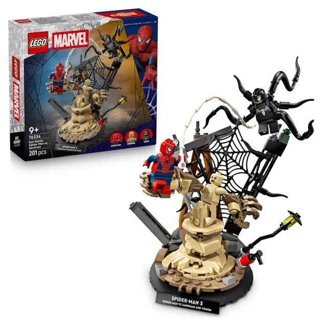 Lego Marvel Spider-Man Ultieme Strijd: Spider-Man vs. Sandman Bouwpakket 76334, foto 2
