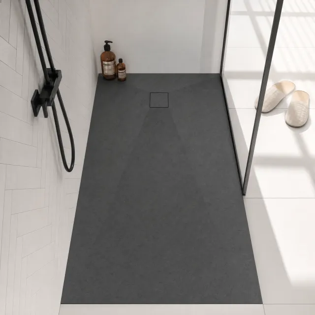 Boss & Wessing Tray SMC Douchebak 120x90 cm Zwart