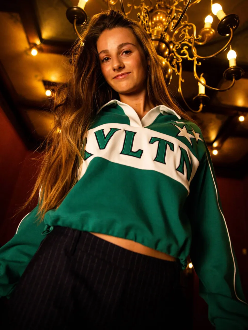 LOOXS 10sixteen boxy sweater met sterren - groen, foto 7