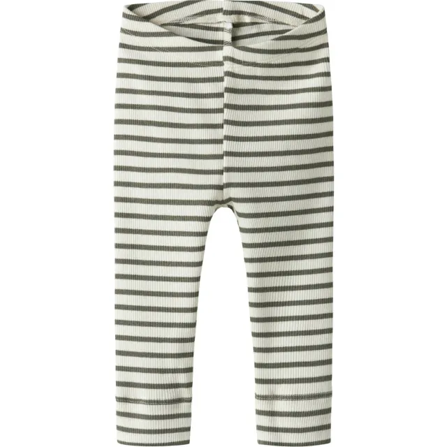 NAME IT BABY super skinny babybroek olijfgroen/ecru, foto 2