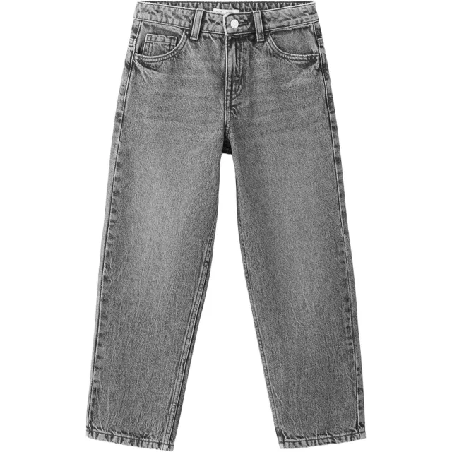 Mango Kids straight leg jeans - grijs Grey denim