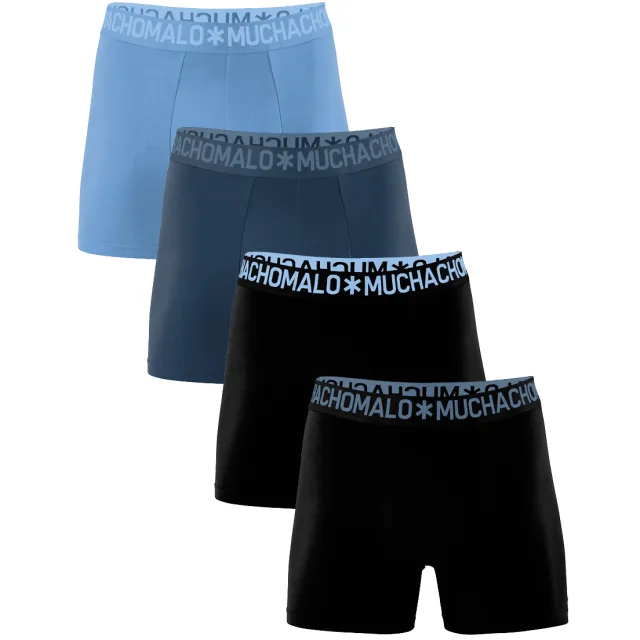 Muchachomalo Heren 4-pack Boxershorts Bamboe Veelkleurig