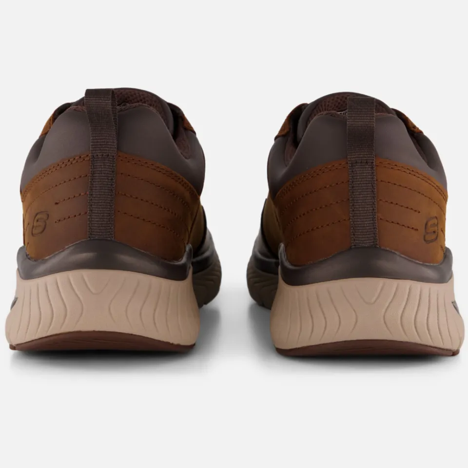 Skechers Arch Fit Crosser Sneakers bruin Leer, foto 3