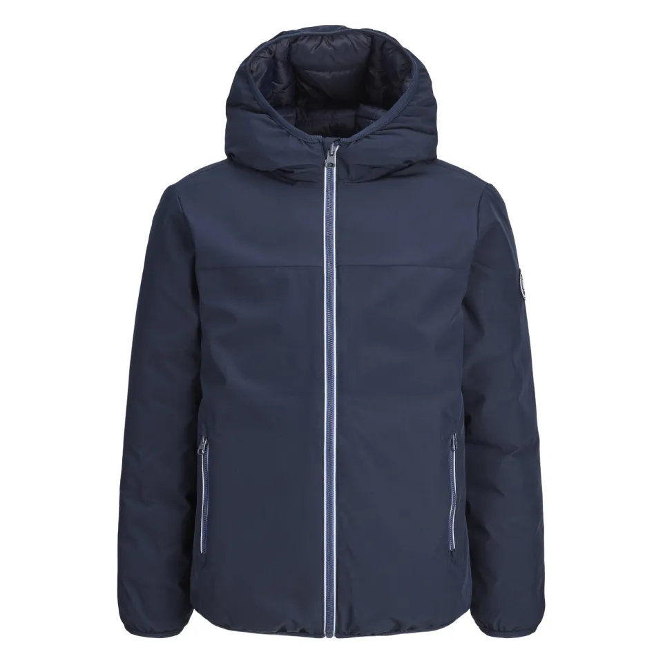 Jack & Jones JJEBROOKLYN reversible winterjas donkerblauw, foto 2