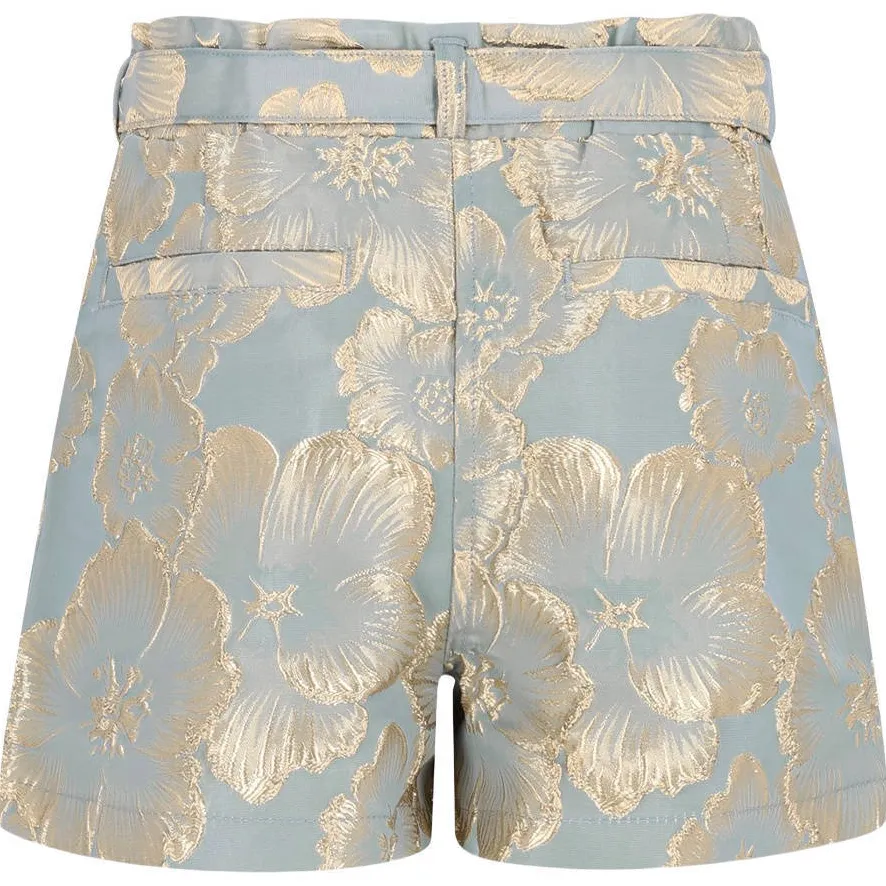 Like Flo Fendy Flo jacquard short lichtblauw lichtblauw/beige, foto 3