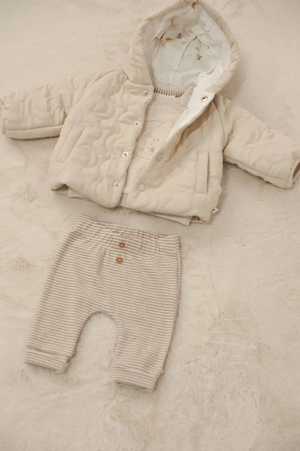 Feetje Over the Moon for You babybroek taupe, foto 4