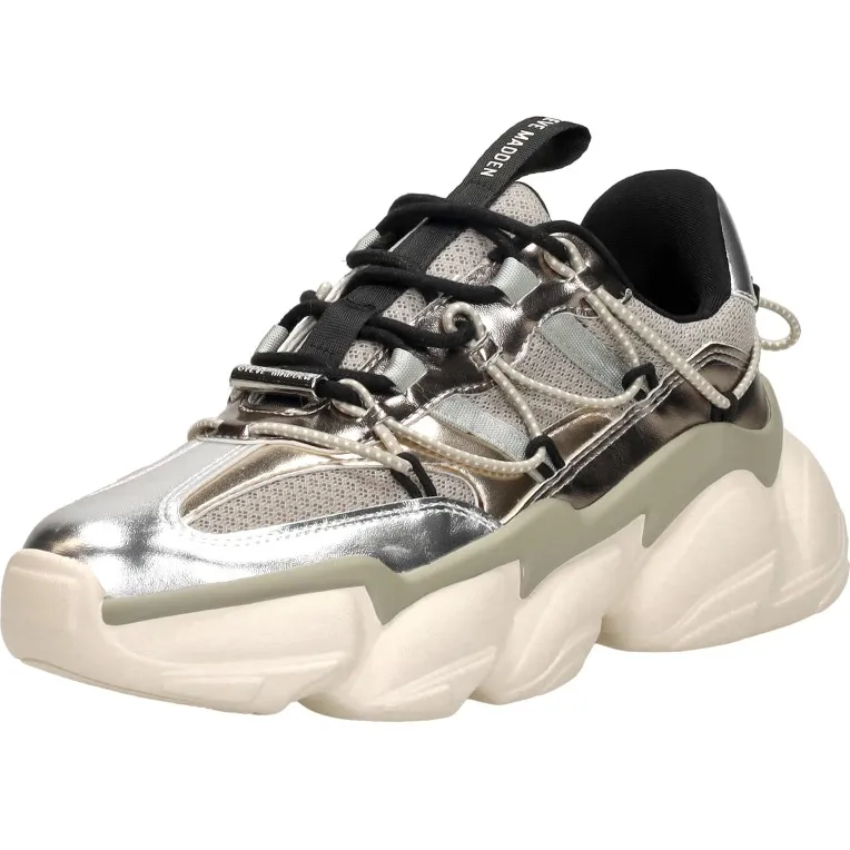 Steve Madden Spectator sneaker zilver, foto 3