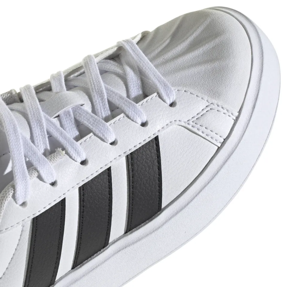 Adidas Sportswear imitatieleren sneakers - wit/zwart, foto 6