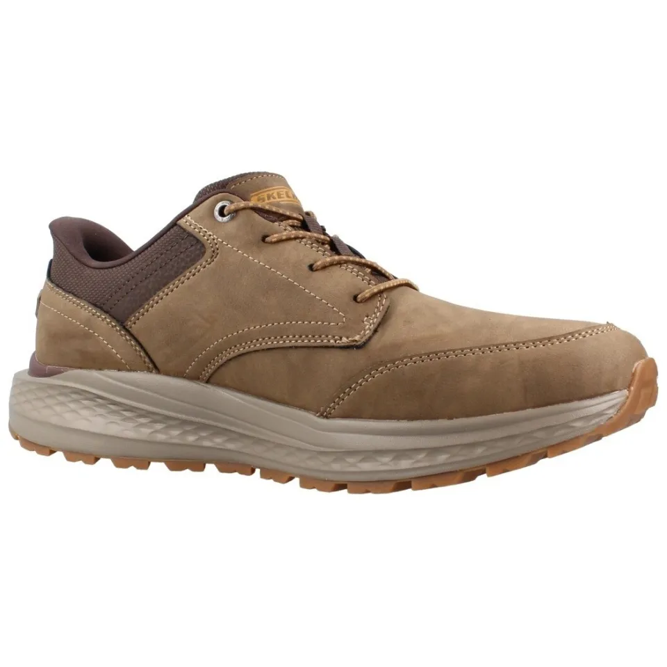 Skechers Slip-Ins Slade Ultra Ronan veterschoen bruin, foto 3