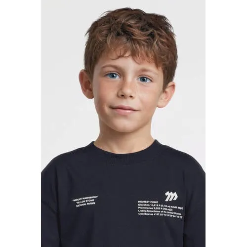 Me & My Monkey longsleeve met printopdruk donkerblauw, foto 5